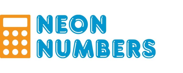 neon numbers 768x307